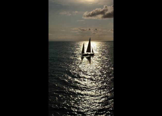 Belaontzia arratsean