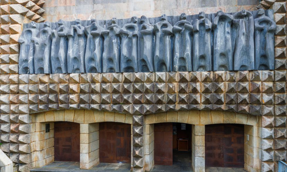 entrada al monasterio de aranzazu