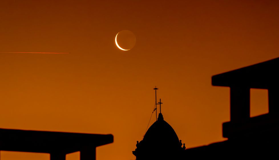 Siluetas al amanecer