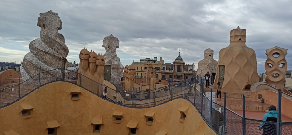 Terraza de la Pedrera de Gaudi