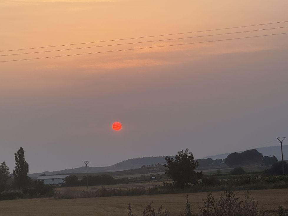 El Amanecer de un día en Alesanco _La Rioja