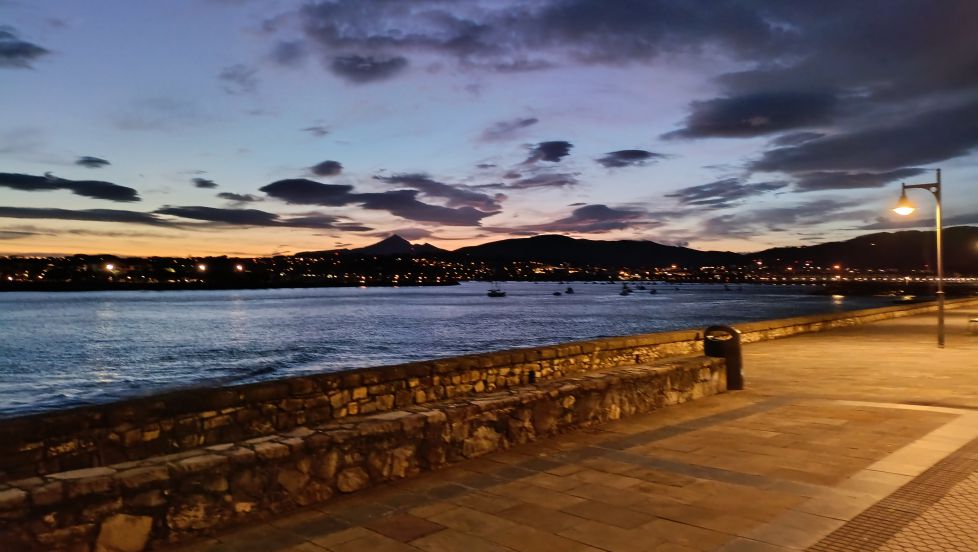 Amanecer en hondarribi