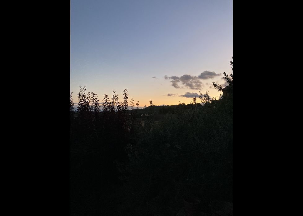 Anochecer en Navarra