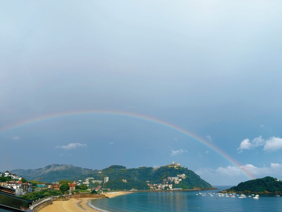 Arcoíris de despedida