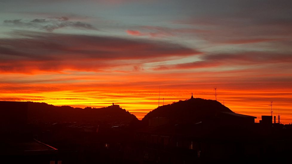 Atardecer desde Gros