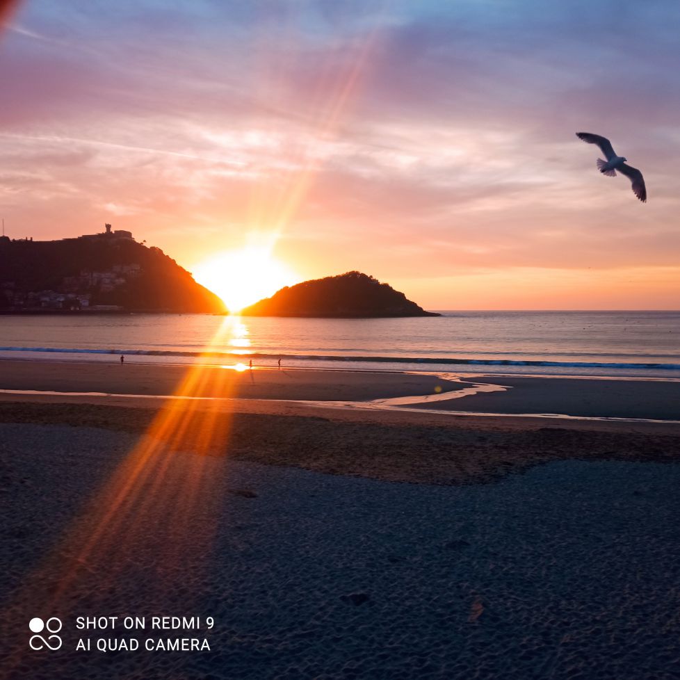 ATARDECER DESDE LA PERLA DEL CANTABRICO