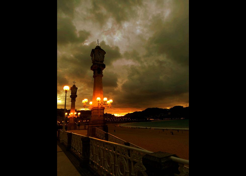 Atardecer en Donosti!!