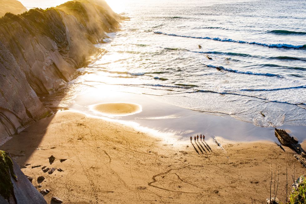 ATARDECER EN FLYSCH DE ZUMAIA