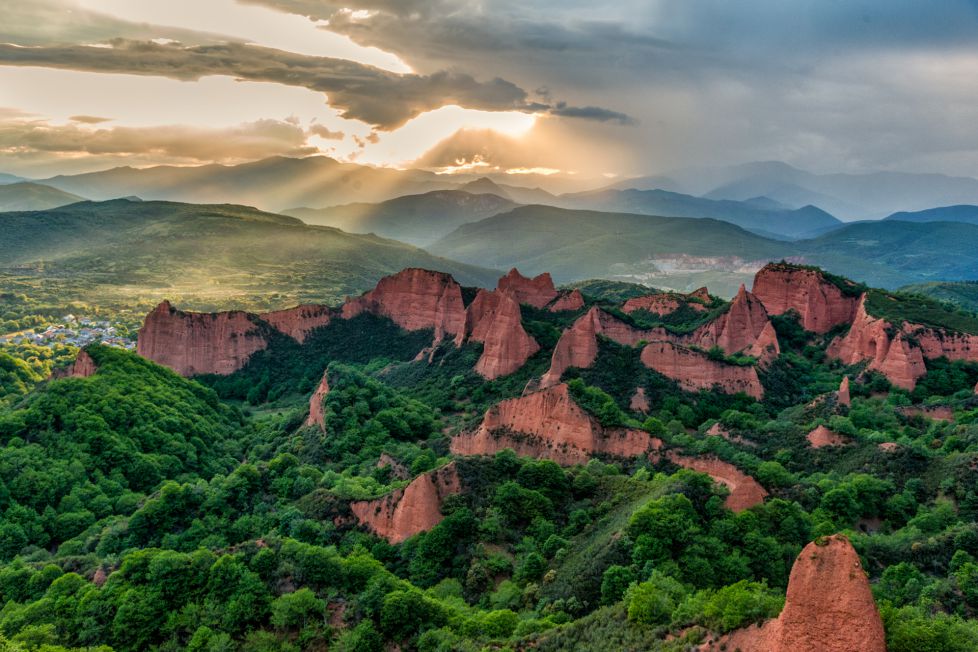 Atardecer en Las Médulas