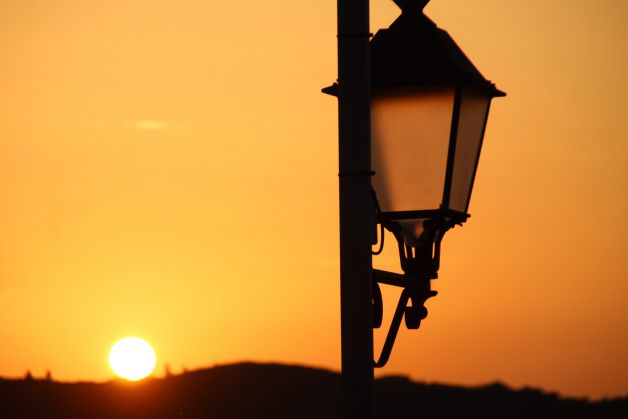 Atardecer en luquin(navarra)