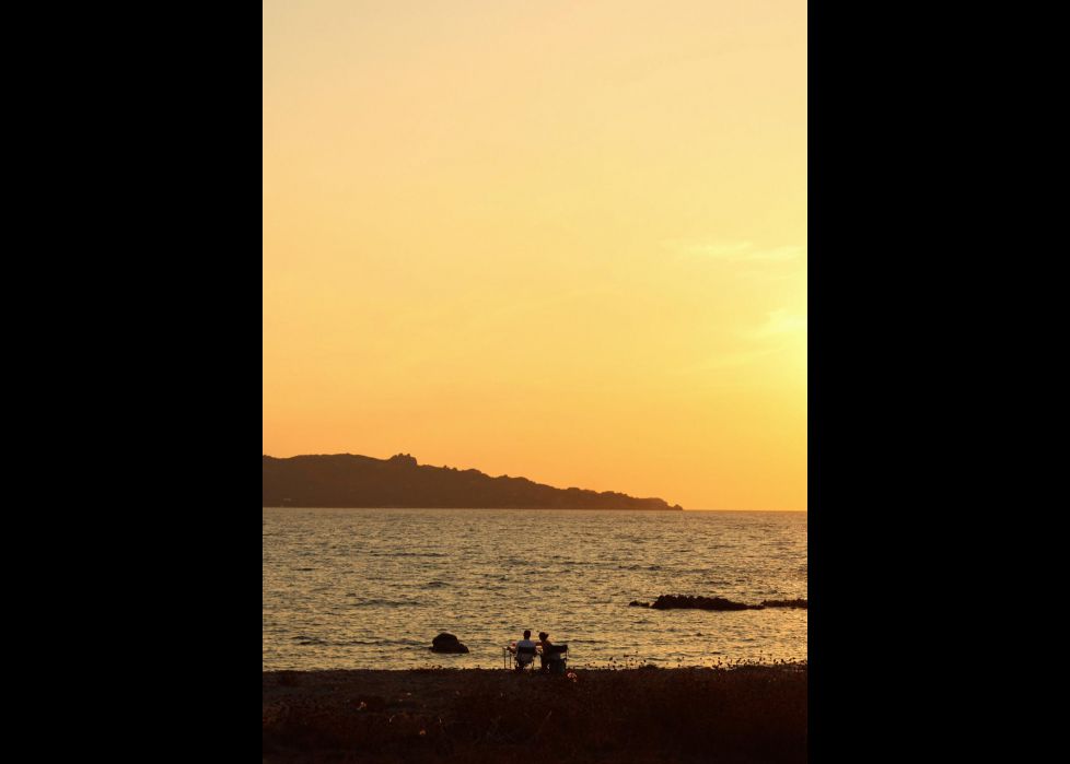 Atardecer, mar y compañia