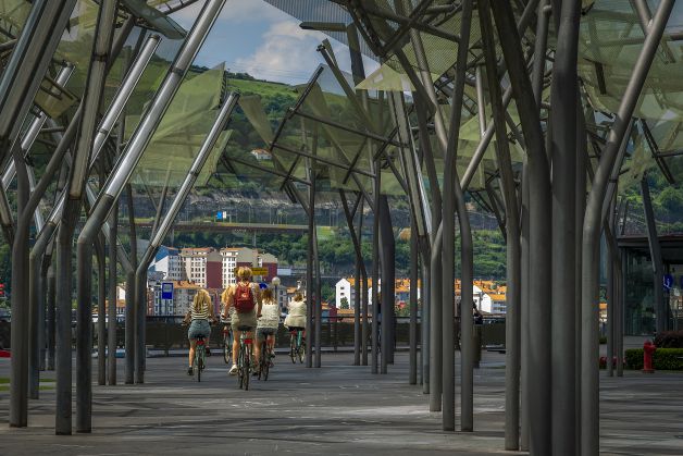 En bici por Bilbao