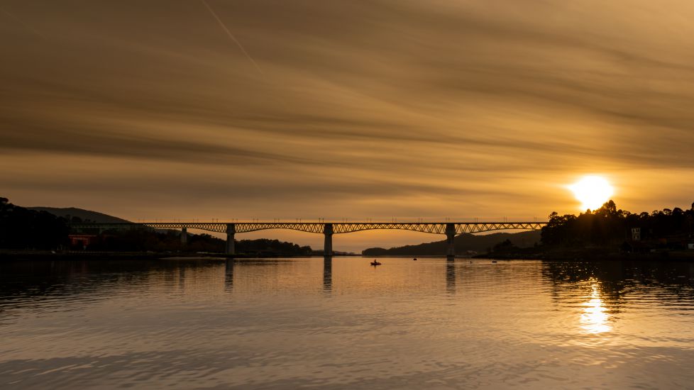 Cae la tarde en Catoira