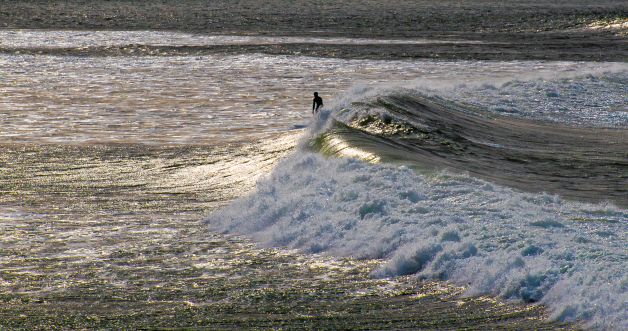 En la cima de la ola