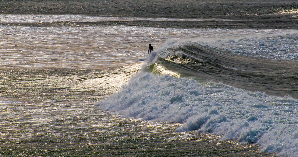En la cima de la ola