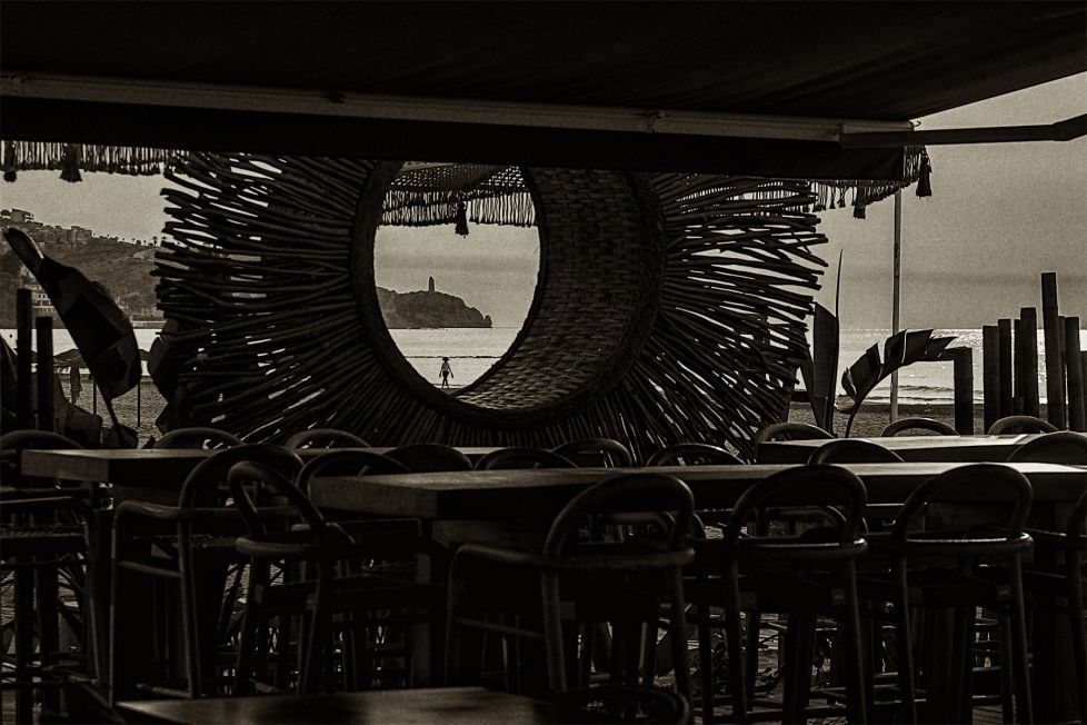 Donde el tiempo se vuelve arena.