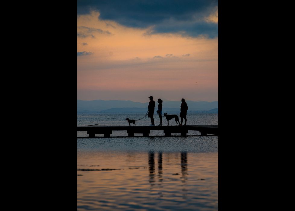 Esperando el atardecer