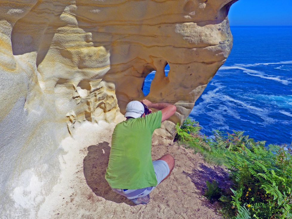 Fotografiando Jaizkibel.