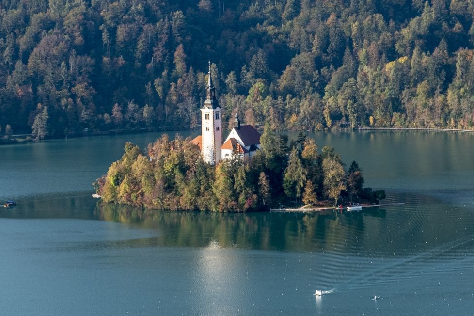 Isla en Bled.