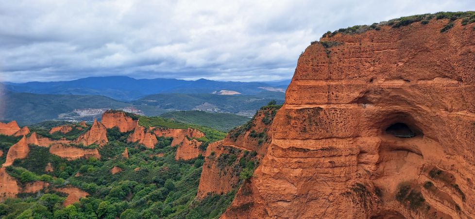 Las Medulas antes del incendio.