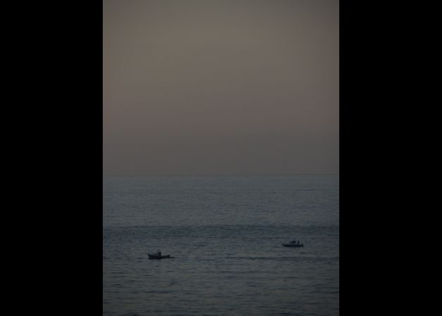 Pescadores al atardecer