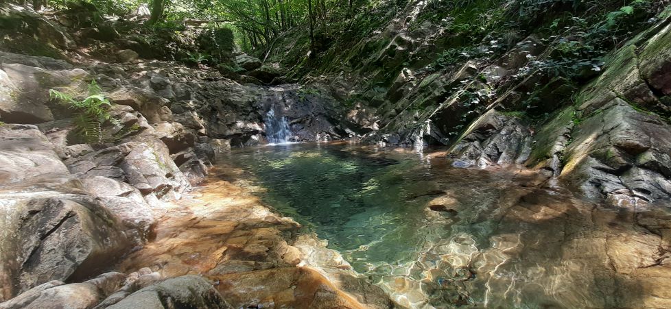 Poza en el río Arditurri