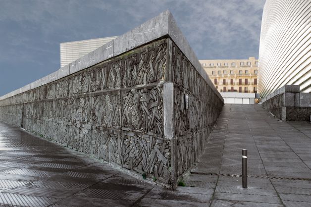 Punto geométrico de la trasera del Kursaal