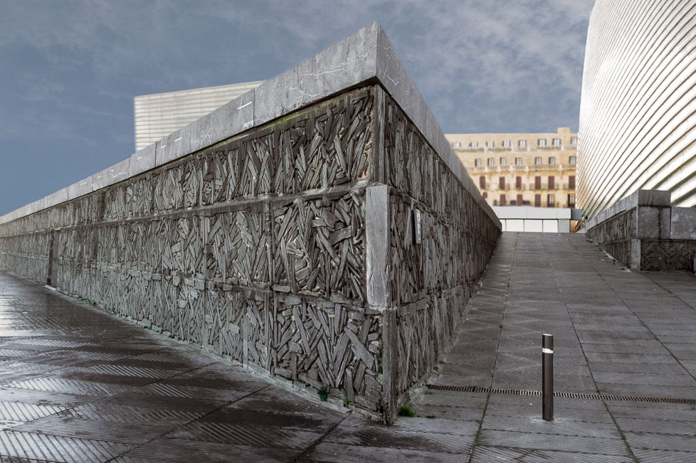 Punto geométrico de la trasera del Kursaal