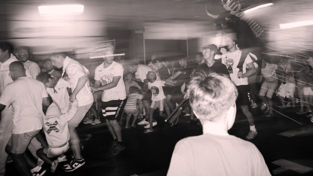 Running from the firebull