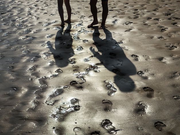 Siguiendo las huellas.