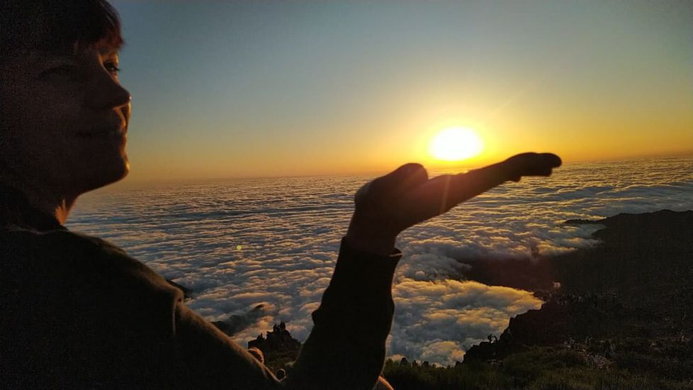el sol en mi mano en Pico de Areito