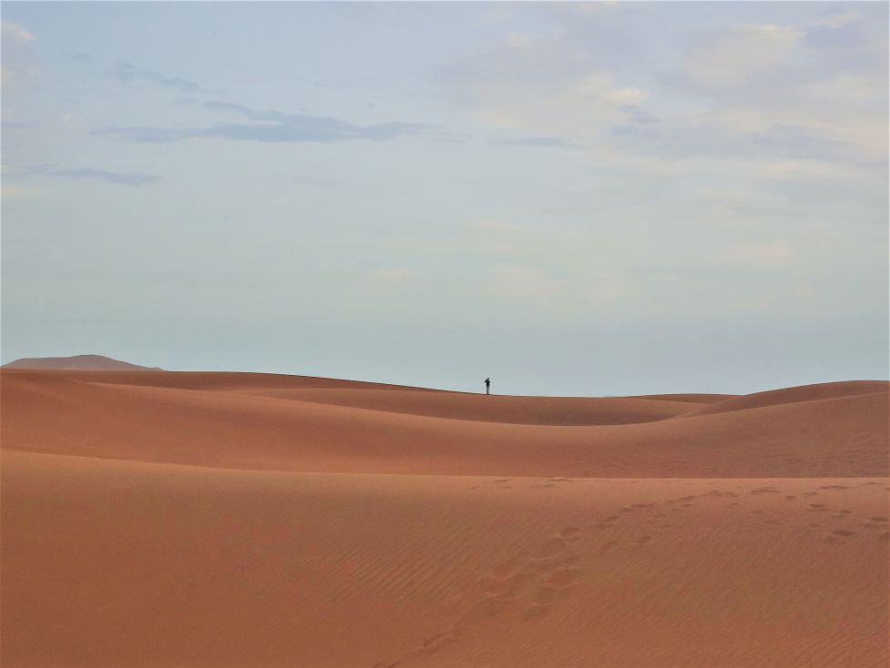 SOLEDAD ENTRE OLAS DE ARENA
