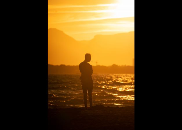 El último cigarro del vaquero.