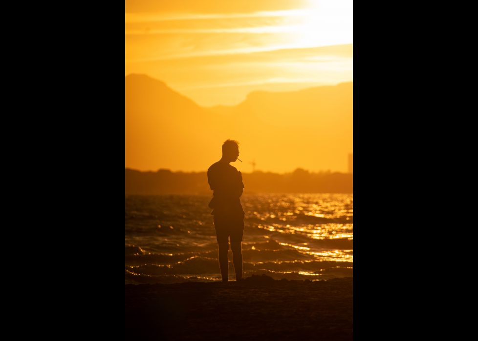 El último cigarro del vaquero.