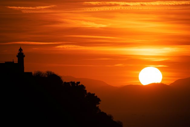 Urgull sunset vibes.