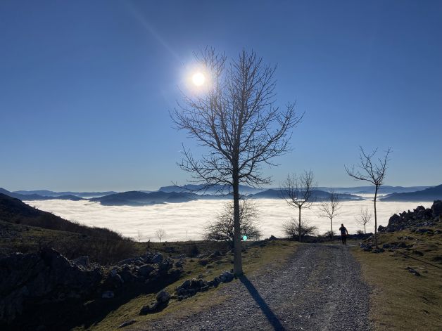 Vista que nos regala una mañana montañera
