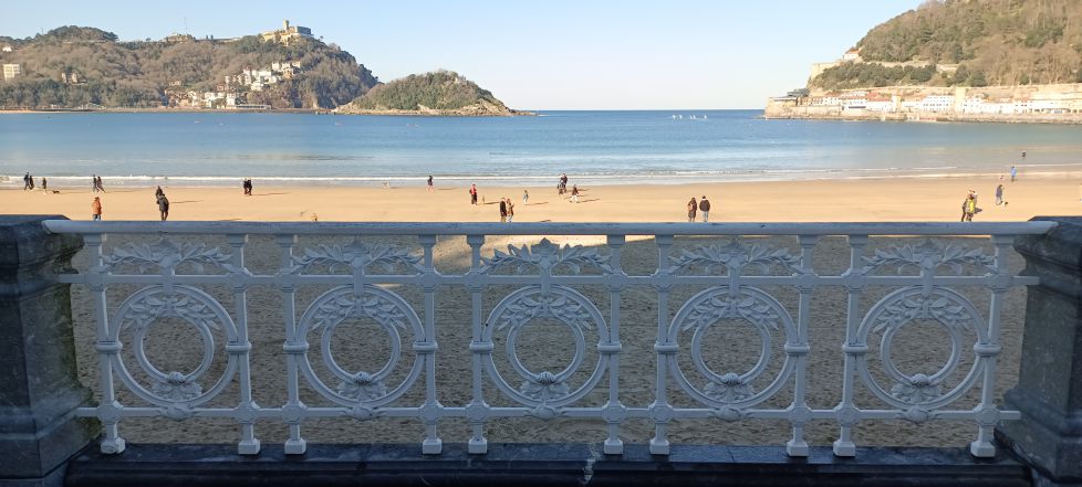 Vistas hacia la concha