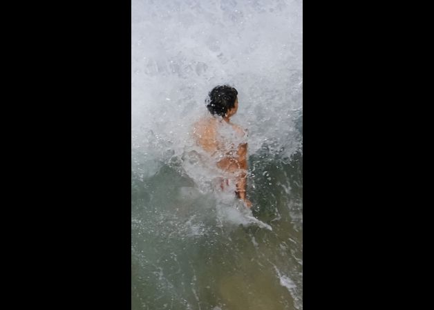 Zarauz à marée haute