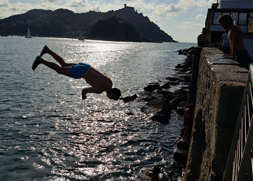 Acrobacias acuáticas