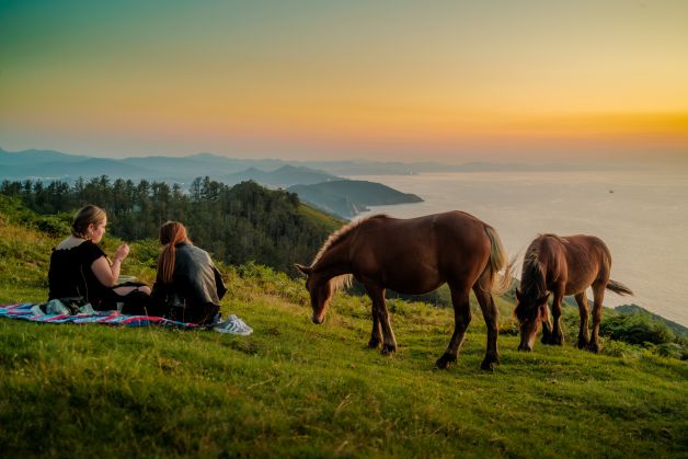 Atardecer compartido en Jaizkibel