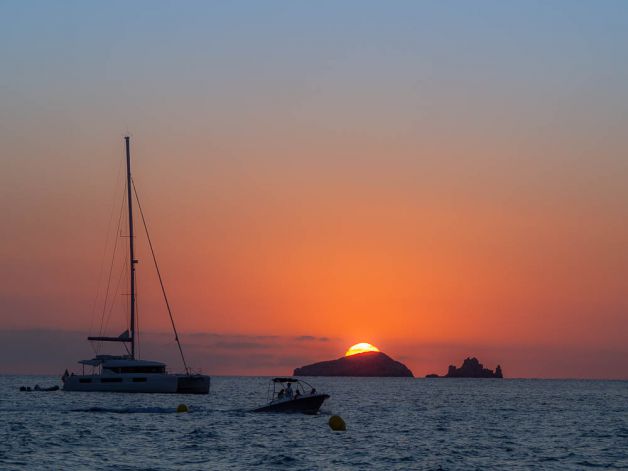 atardecer en Ibiza