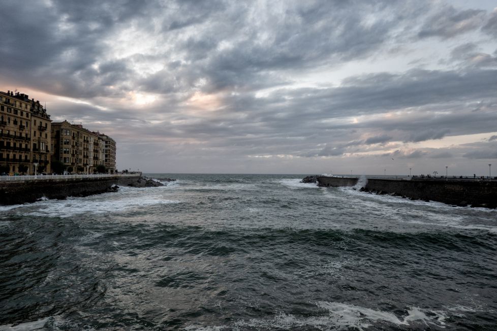 Atardecer en el Urumea