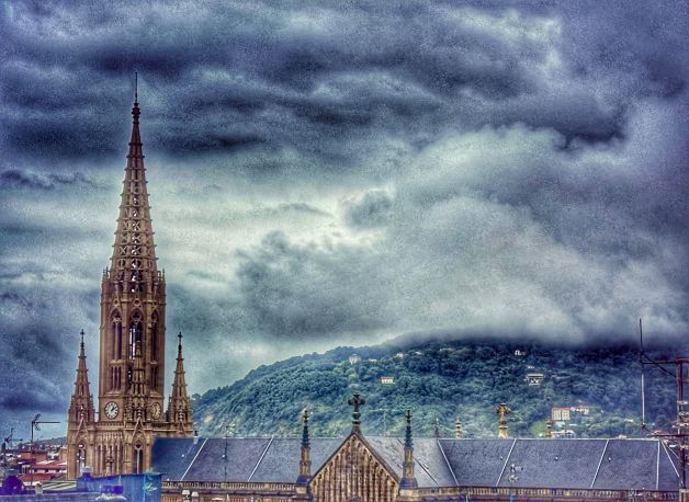 Borrasca sobre donostia