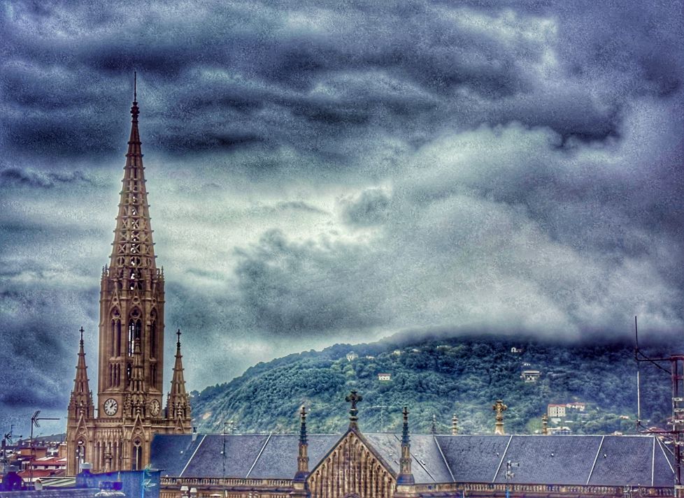 Borrasca sobre donostia