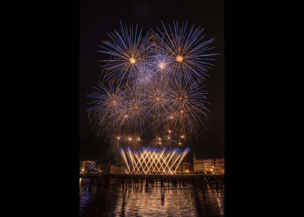 Fuegos en Donosti