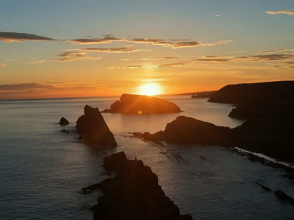 Amanece en Liencres