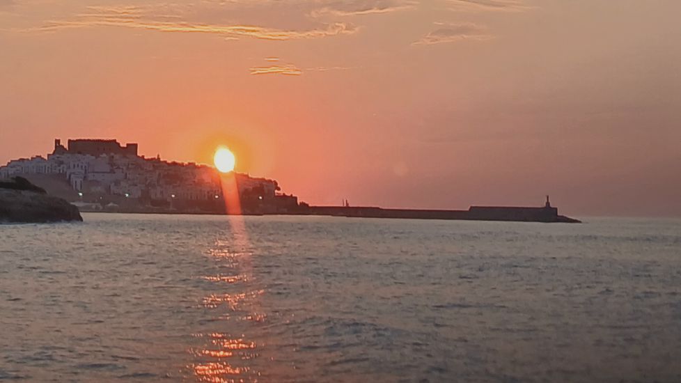 Amanenece en Peñiscola 