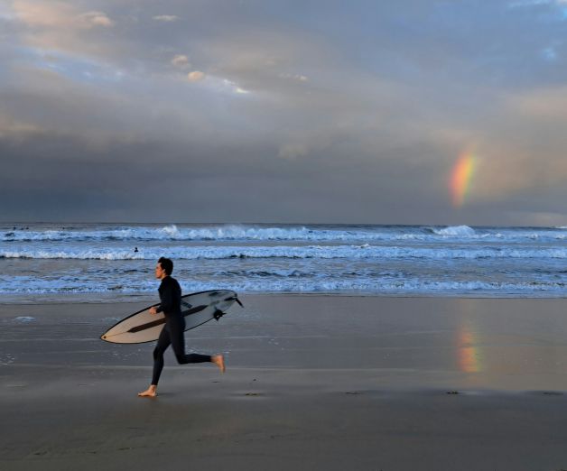 Arcoiris en la Zurriola