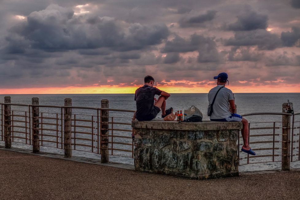 Atardecer en Donostia