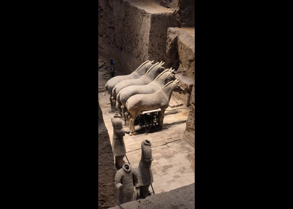 Caballos de Terracota. 